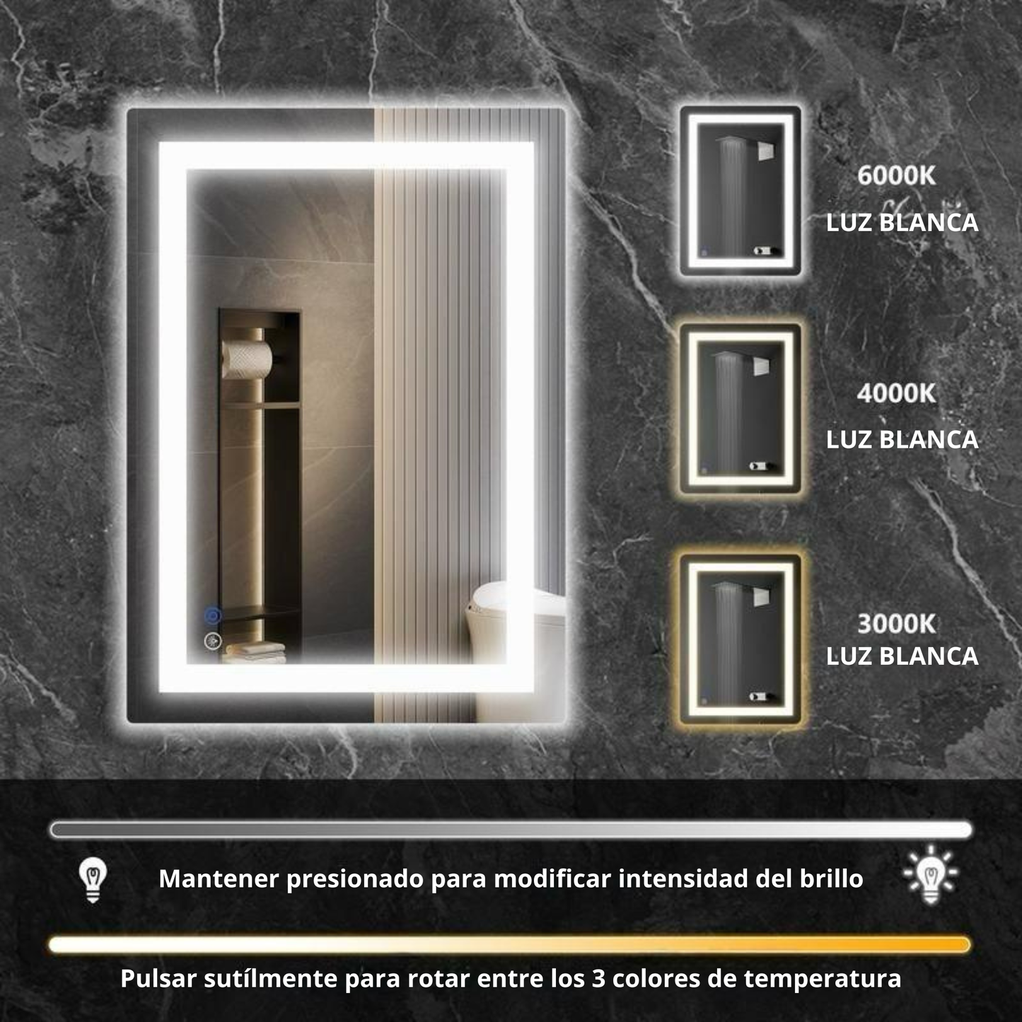 Espejo Sweet Furniture iluminado