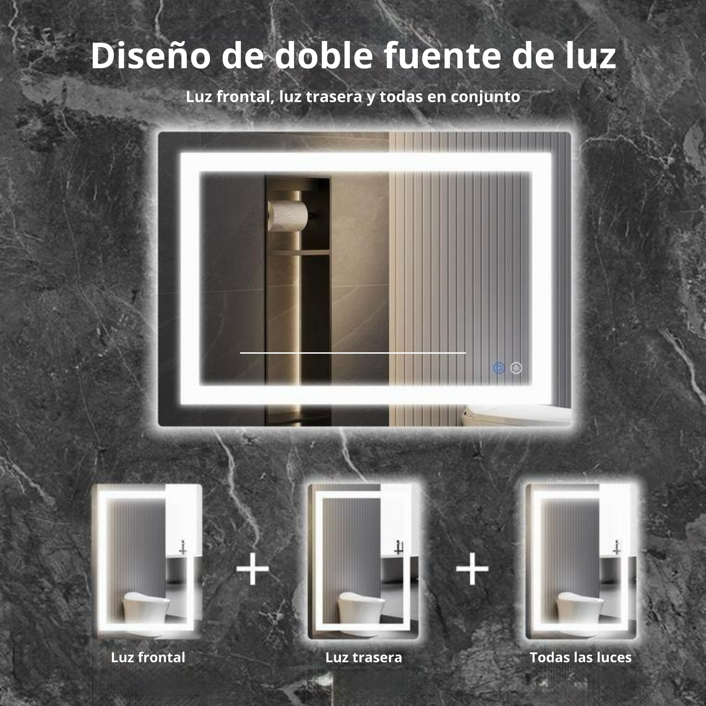 Espejo Sweet Furniture iluminado