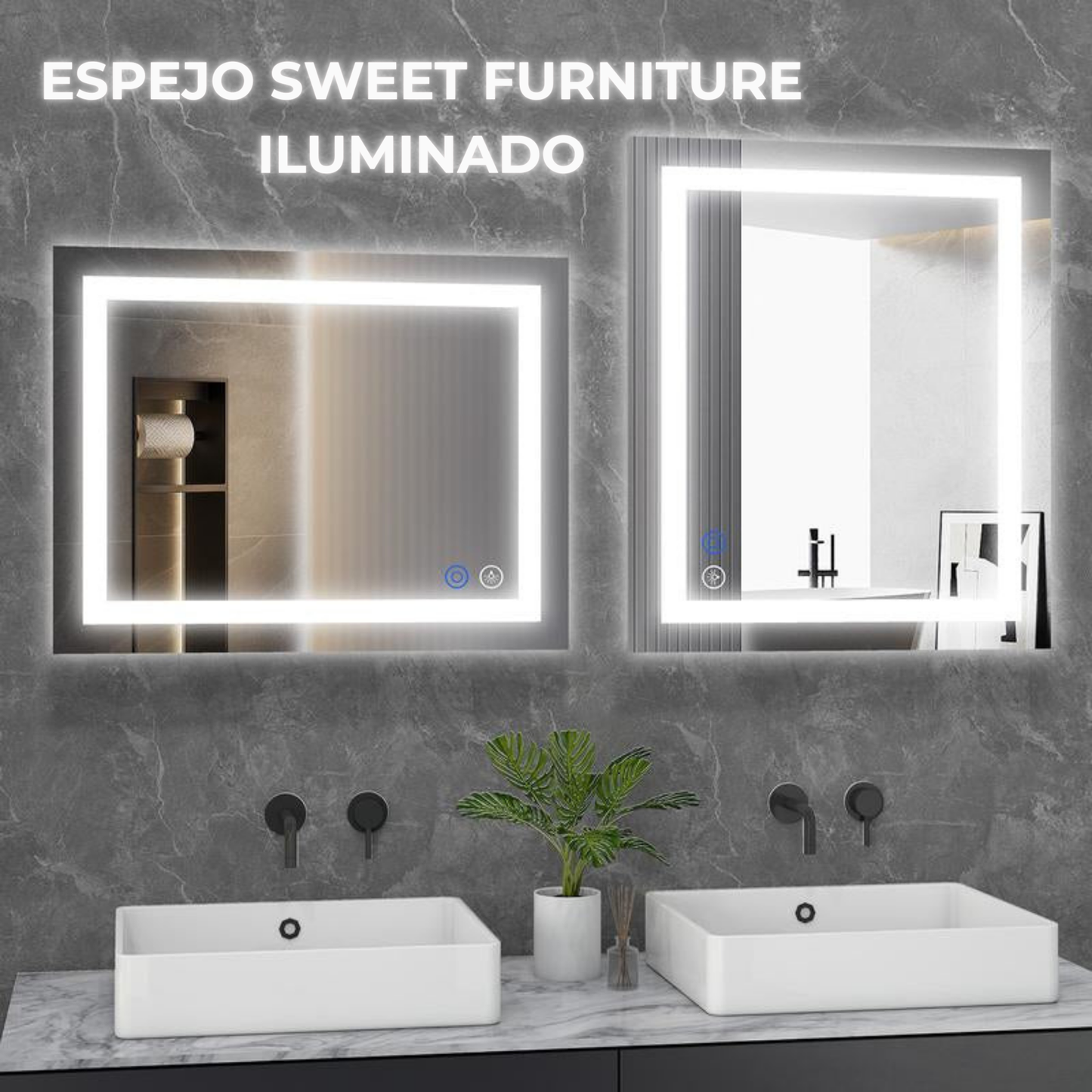 Espejo Sweet Furniture iluminado